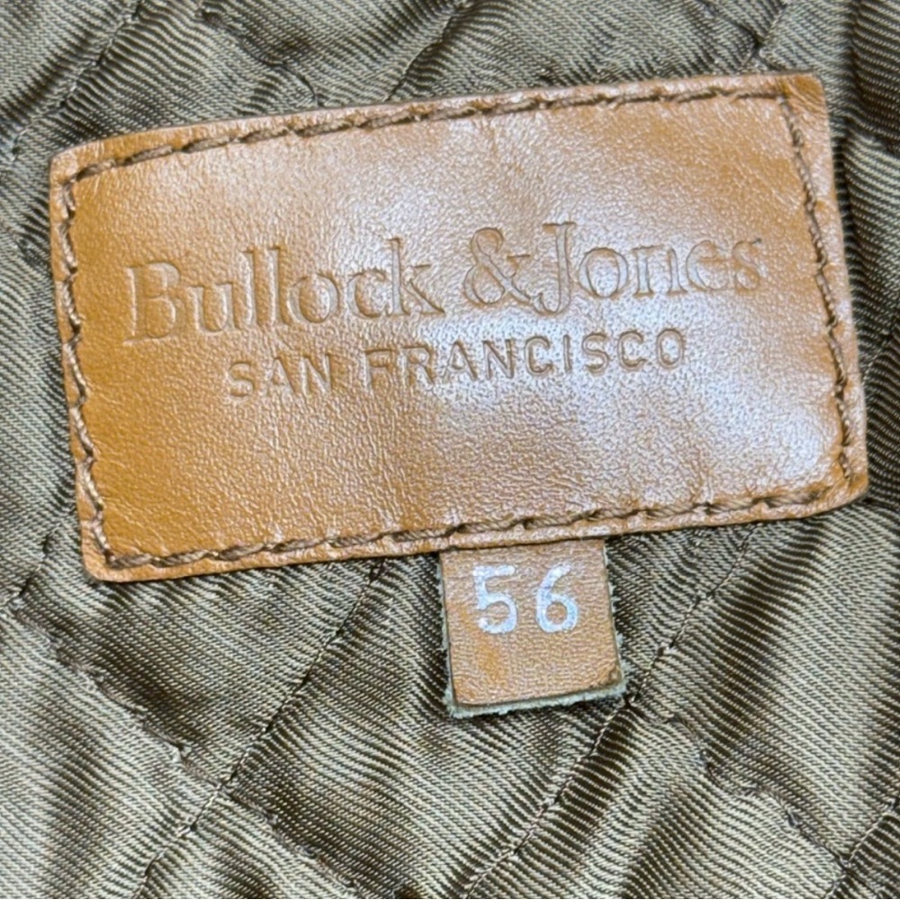 Men's Brown Suede Field Jacket - Classic Leather Collar - Picture 5 of 10